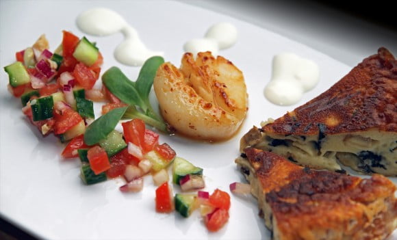 Kampasimpukka+sienipannukakku_2